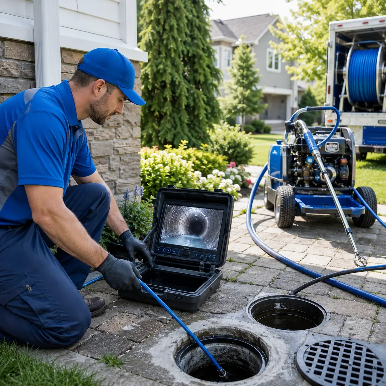 Outdoor drain cleaning professionals serving Rialto, CA